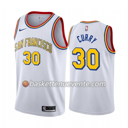 Maillot Basket Golden State Warriors Stephen Curry 30 2019-20 Nike Classic Edition Swingman - Homme